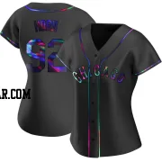 Bailey Horn Women's Chicago White Sox Black Holographic Replica Alternate Jersey