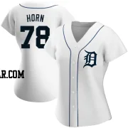 Bailey Horn Women's Detroit Tigers White Authentic Home Jersey