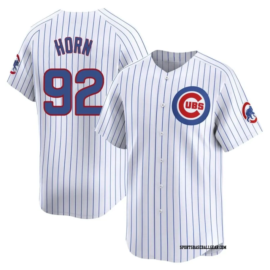 Bailey Horn Youth Chicago Cubs White Limited Home Jersey