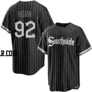 Bailey Horn Youth Chicago White Sox Black Replica 2021 City Connect Jersey