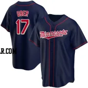 Bailey Ober Men's Minnesota Twins Navy Replica Alternate Team Jersey