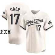 Bailey Ober Youth Minnesota Twins Cream Limited Alternate Jersey