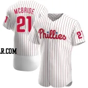 Bake Mcbride Men's Philadelphia Phillies White Authentic Home Jersey