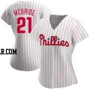 Bake Mcbride Women's Philadelphia Phillies White Authentic Home Jersey