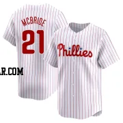 Bake Mcbride Youth Philadelphia Phillies White Limited Home Jersey