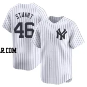 Baron Stuart Men's New York Yankees White Limited Yankee Home Jersey