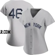 Baron Stuart Women's New York Yankees Gray Authentic 2021 Field of Dreams Jersey