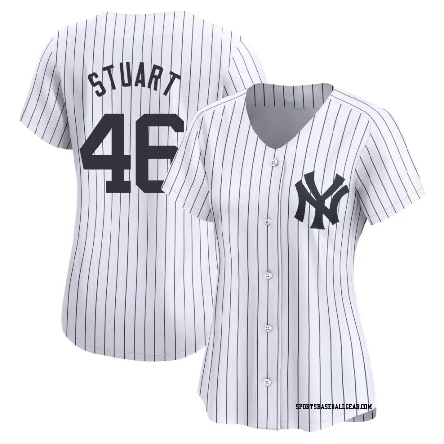 Baron Stuart Women's New York Yankees White Limited Yankee Home Jersey