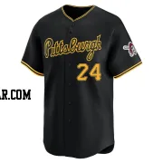 Barry Bonds Men's Pittsburgh Pirates Black Limited Alternate Jersey