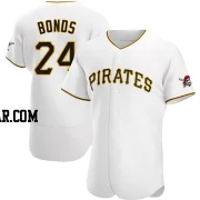 Barry Bonds Men's Pittsburgh Pirates White Authentic Home Jersey