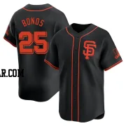 Barry Bonds Men's San Francisco Giants Black Limited Alternate Jersey