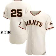 Barry Bonds Men's San Francisco Giants Cream Authentic Home Jersey