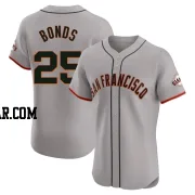 Barry Bonds Men's San Francisco Giants Gray Elite Road Jersey