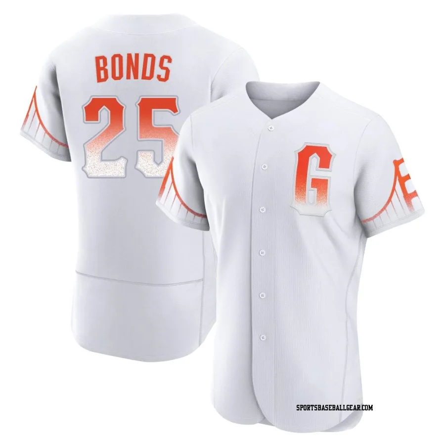 Barry Bonds Men's San Francisco Giants White Authentic 2021 City Connect Jersey