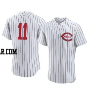 Barry Larkin Men's Cincinnati Reds White Authentic 2022 Field Of Dreams Jersey