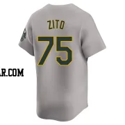 Barry Zito Men's Oakland Athletics Gray Limited Away Jersey