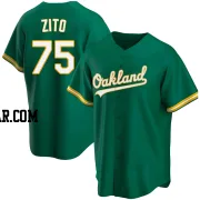 Barry Zito Men's Oakland Athletics Green Replica Kelly Alternate Jersey