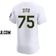 Barry Zito Men's Oakland Athletics White Elite Home Jersey