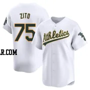 Barry Zito Men's Oakland Athletics White Limited Home Jersey