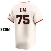 Barry Zito Men's San Francisco Giants Cream Elite Home Jersey