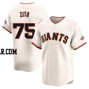 Barry Zito Men's San Francisco Giants Cream Limited Home Jersey