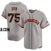 Barry Zito Men's San Francisco Giants Gray Limited Away Jersey