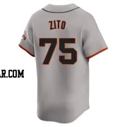 Barry Zito Men's San Francisco Giants Gray Limited Away Jersey