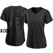 Barry Zito Women's Oakland Athletics Black Replica Pitch Fashion Jersey