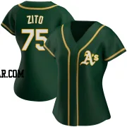 Barry Zito Women's Oakland Athletics Green Authentic Alternate Jersey