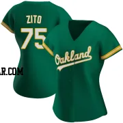 Barry Zito Women's Oakland Athletics Green Replica Kelly Alternate Jersey