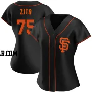 Barry Zito Women's San Francisco Giants Black Authentic Alternate Jersey