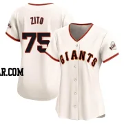 Barry Zito Women's San Francisco Giants Cream Limited Home Jersey