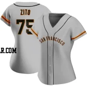 Barry Zito Women's San Francisco Giants Gray Replica Road Jersey