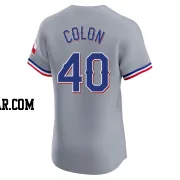 Bartolo Colon Men's Texas Rangers Gray Elite Road Jersey