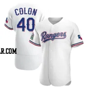 Bartolo Colon Men's Texas Rangers White Authentic Home Jersey