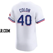 Bartolo Colon Men's Texas Rangers White Elite Home Jersey