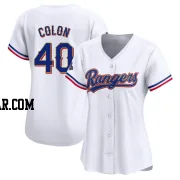 Bartolo Colon Women's Texas Rangers Gold Limited White 2024 Collection Jersey