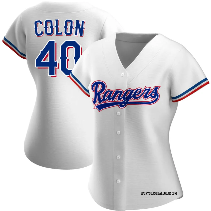 Bartolo Colon Women's Texas Rangers White Authentic Home Jersey