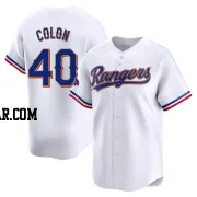 Bartolo Colon Youth Texas Rangers Gold Limited White 2024 Collection Jersey