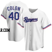 Bartolo Colon Youth Texas Rangers White Replica Home Jersey