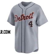 Beau Brieske Men's Detroit Tigers Gray Limited Road Jersey