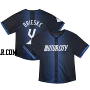 Beau Brieske Toddler Detroit Tigers Blue Limited & Preschool 2024 City Connect Jersey