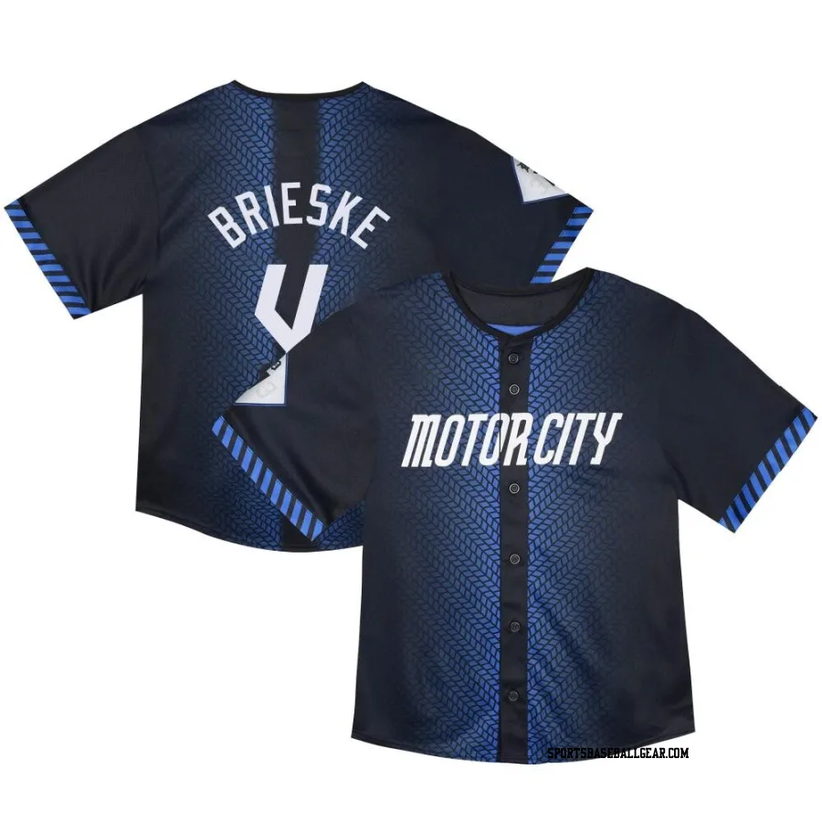 Beau Brieske Toddler Detroit Tigers Blue Limited & Preschool 2024 City Connect Jersey