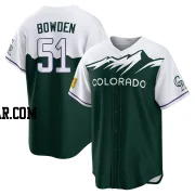 Ben Bowden Men's Colorado Rockies Green Replica 2022 City Connect Jersey