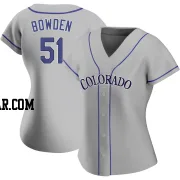 Ben Bowden Women's Colorado Rockies Gray Replica Road Jersey