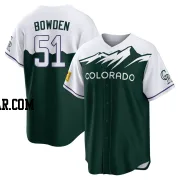 Ben Bowden Youth Colorado Rockies Green Replica 2022 City Connect Jersey