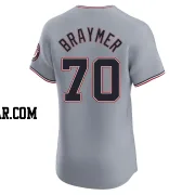 Ben Braymer Men's Washington Nationals Gray Elite Road Jersey