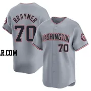 Ben Braymer Men's Washington Nationals Gray Limited Road Jersey