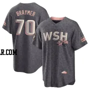 Ben Braymer Men's Washington Nationals Gray Replica 2022 City Connect Jersey