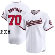 Ben Braymer Men's Washington Nationals White Limited Home Jersey